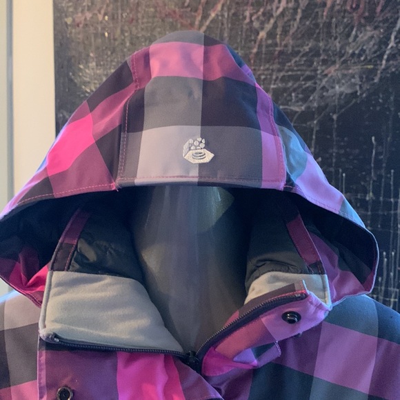 Mountain Hardwear Barnsie Buffalo Plaid Snow Jacket - Picture 3 of 13